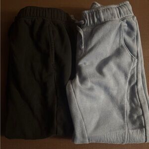 Kids Black and Light blue jogger bundle 2 size 10-12